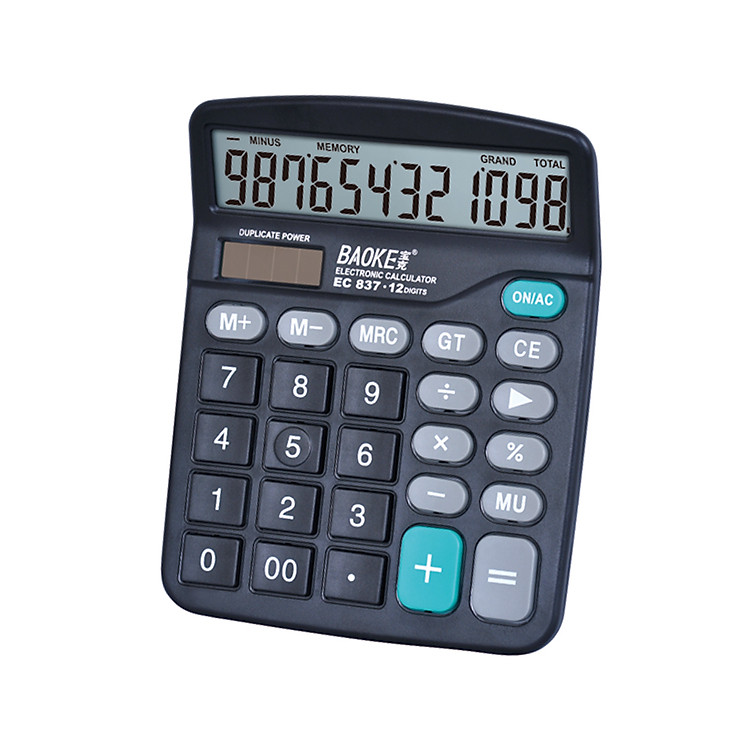 Máy Tính Tiền 12 Số Baoke EC837
