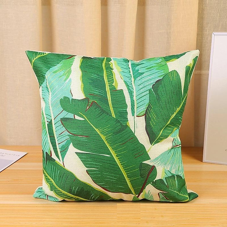 Vỏ Gối tựa lưng trang trí xanh lá Bắc Âu PV9320