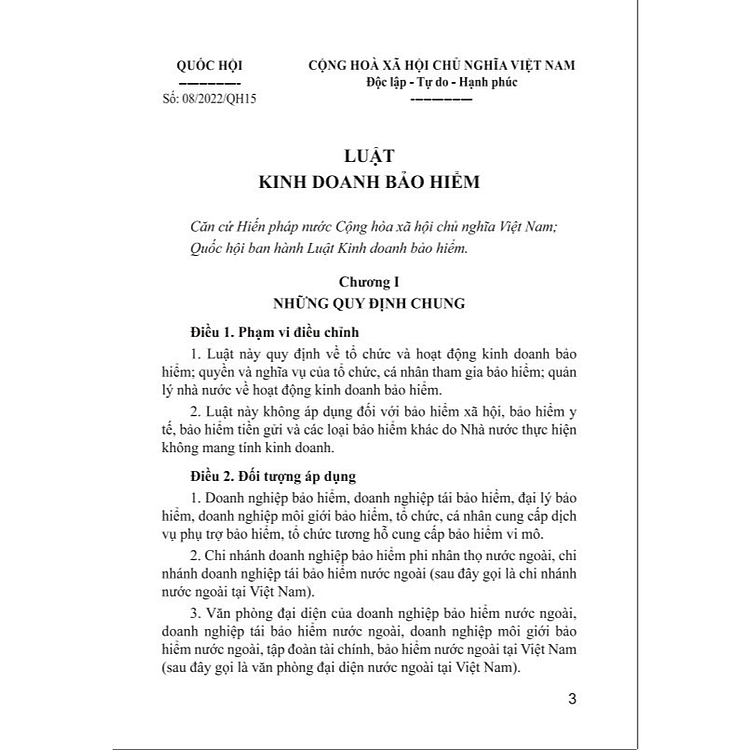 Luật Kinh Doanh Bảo Hiểm - Ảnh 2