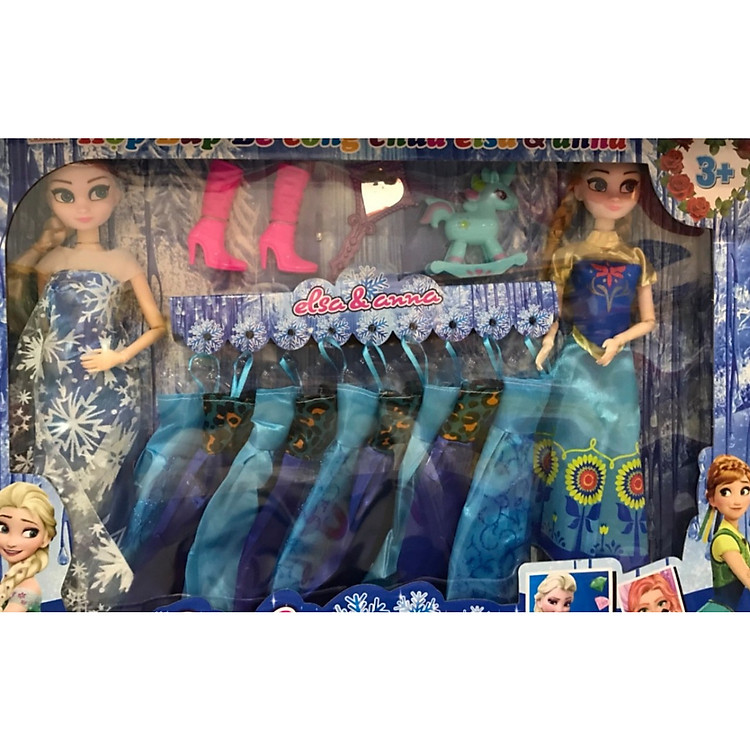 Búp bê công chúa elsa & anna