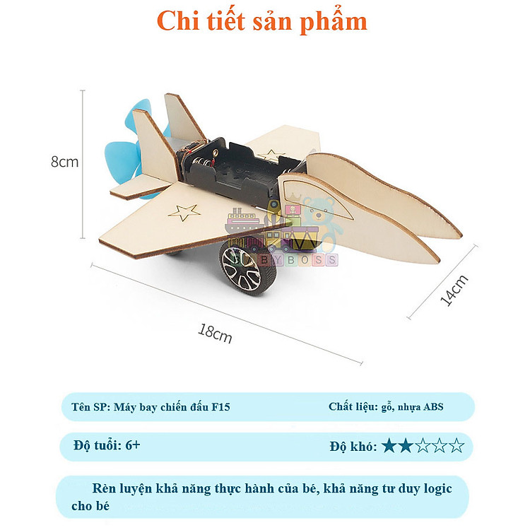 Mua Bộ Đồ Chơi Khoa Học DIY Máy Bay Chính hãng Giá rẻ - Hình ảnh 5