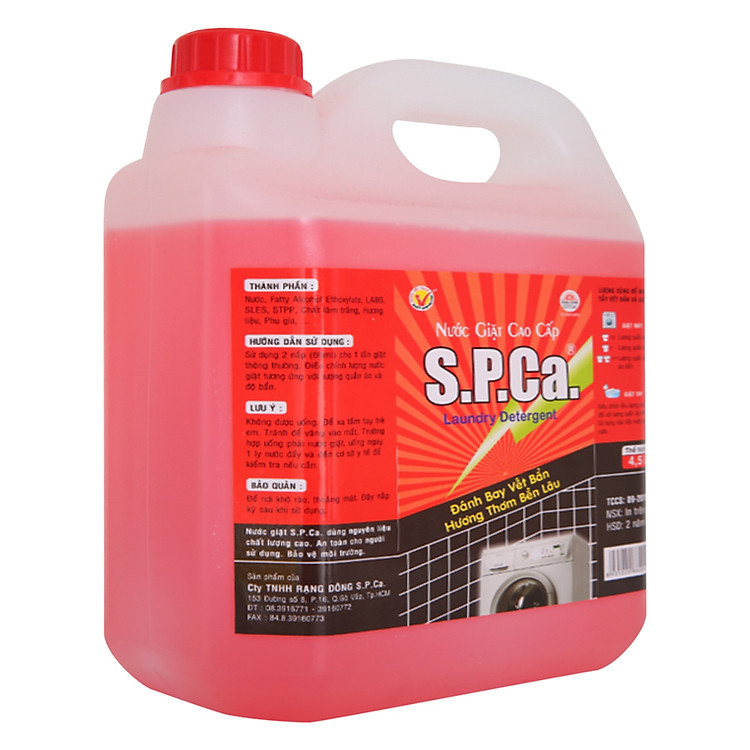 Nước Giặt S.P.CA Hương Xuân (4.5L)