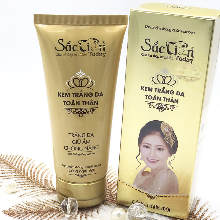 Kem Dưỡng Trắng Da Toàn Thân 150ml (Dạng Tuyp) Sắc Tiên Today