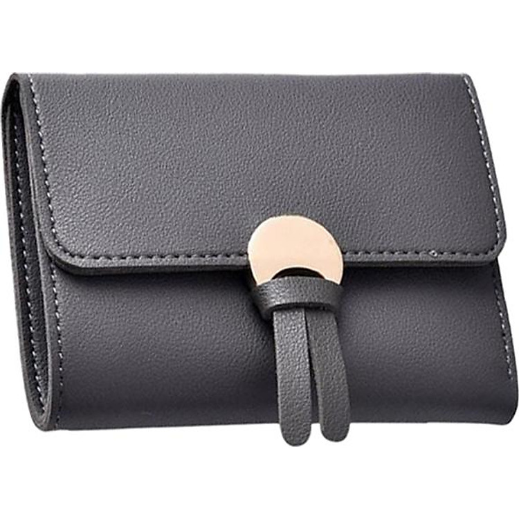 Ví Nữ Râu Botusi VRAUXAM (11 x 8 cm) - Xám