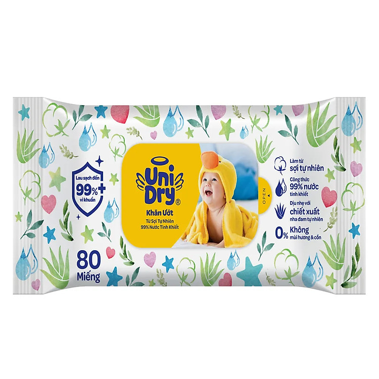 Mua Combo 6 Khăn ướt UniDry Baby WTP Ưu đãi - Hình ảnh 3
