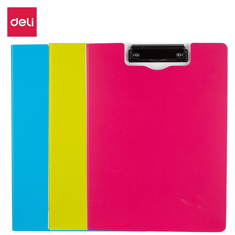 Bìa File Bảng Kẹp Tài Liệu A4 Deli (Màu đỏ)