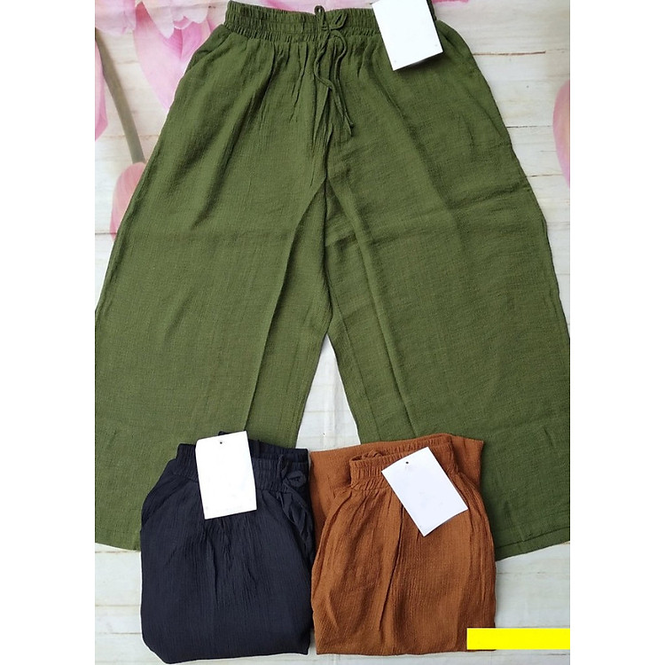 Quần ống rộng culottes nữ dáng lỡ form to cho người đến 80kg
