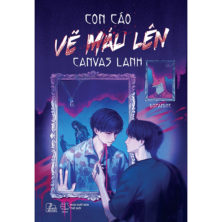 Con Cáo Vẽ Máu Lên Canvas Lanh - Bản Quyền