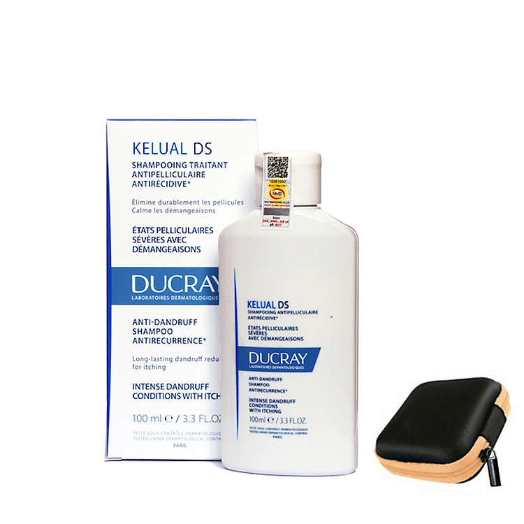Ducray Kelual DS Anti-Dandruff Shapoo: Dầu gội sạch gầu, dịu ngứa và đỏ da đầu (100ml)