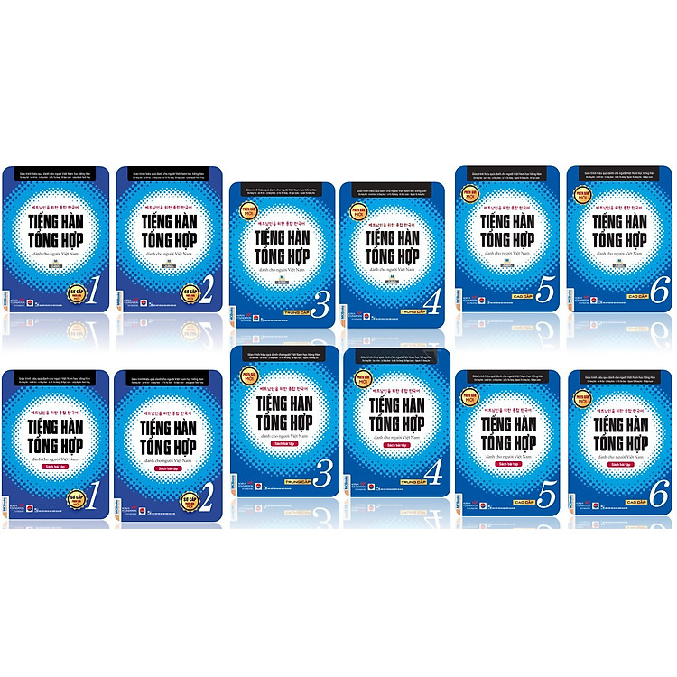 Tiếng Hàn Tổng Hợp Dành Cho Người Việt Nam (Trọn Bộ 12 Cuốn)
