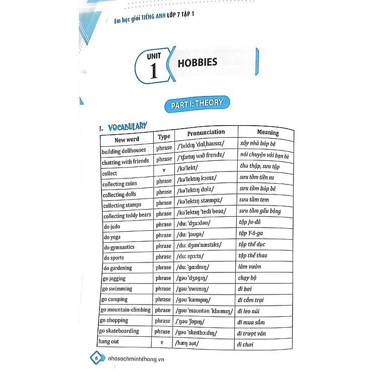 Em Học Giỏi Tiếng Anh Lớp 7 - Tập 1 (Có Đáp Án) - Ảnh 3