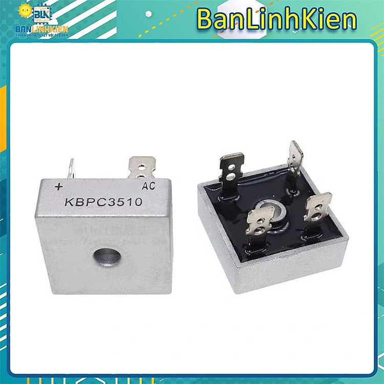 Diode cầu sắt KBPC3510 25A 1000V