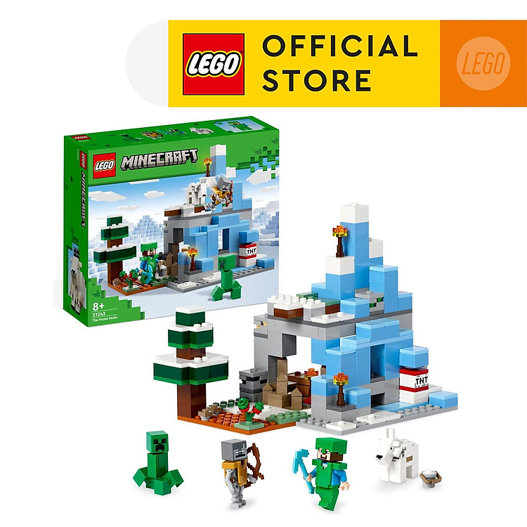 Mua tại MyKingdom: LEGO Minecraft 21243 Đỉnh Núi Băng - Ngập tràn khuyến mãi