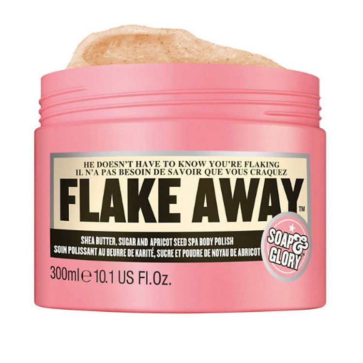 Tẩy da chết toàn thân Soap and Glory Flake Away Body Polish Scrub (Bill Anh)
