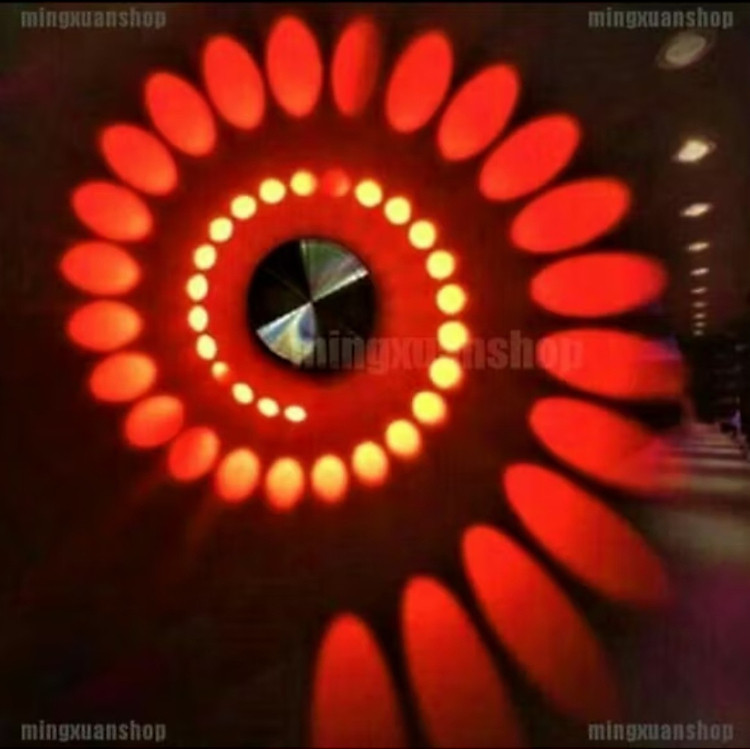ĐÈN LED TRANG TRÍ TƯỜNG NHÀ TRẦN NHÀ SÁNG HÌNH XOÁY ỐC MÀU SẮC CỰC ĐẸP