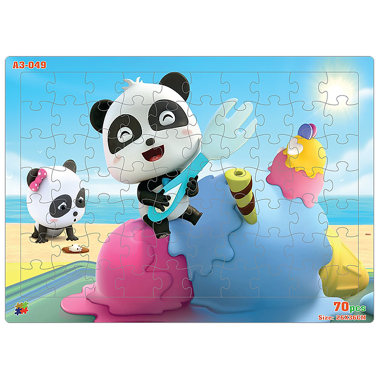 Combo 03 bộ tranh xếp hình A3 cho bé Chính hãng Ưu đãi