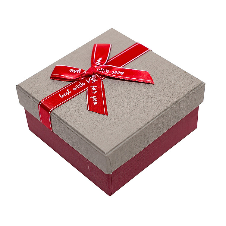 Hộp Quà Vuông V016 (10 x 10 x 5 cm) - Ảnh 4