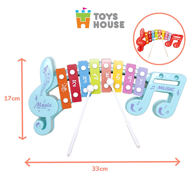 Đồ chơi đàn gõ Xylophone 8 phím cho bé Chính hãng Ưu đãi - Hình ảnh 5