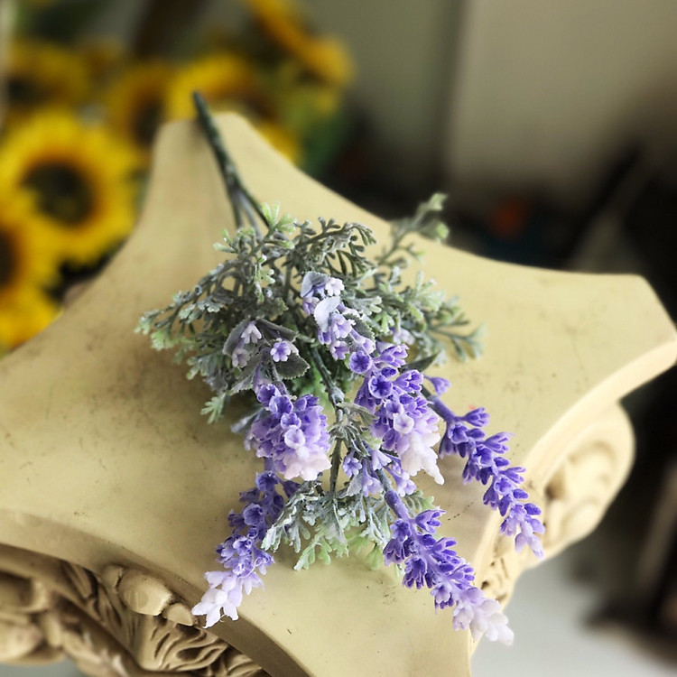 Bụi Hoa Oải Hương Lavender 5 Nhánh