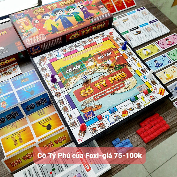 Bộ Cờ Tỷ Phú Hội An 31-36cm Chính hãng Tiết kiệm - Hình ảnh 5