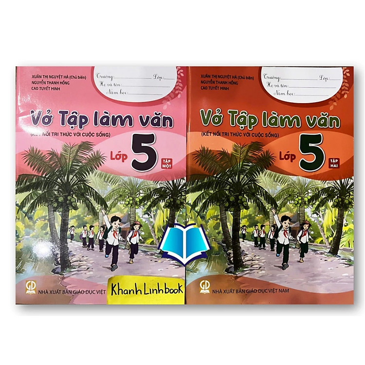 Sách - Vở tập làm văn lớp 5 (Tập 1 +Tập 2) (bộ sách Kết nối tri thức với cuộc sống)