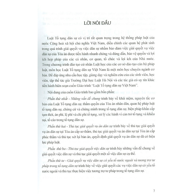 Giáo Trình Luật Tố Tụng Dân Sự Việt Nam - Ảnh 3