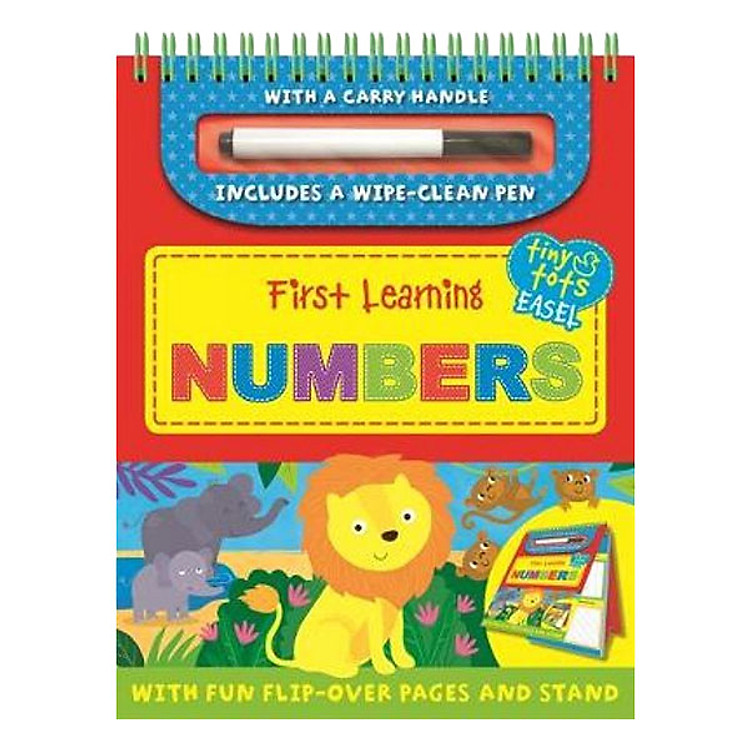 Sách Tiny Tots Easel First Learning : Numbers (Includes a wipe-clean Pen)