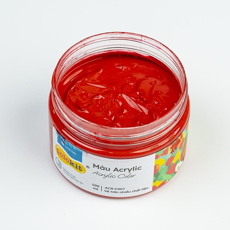 Màu Nước Acrylic Thiên Long Colokit ACR-C007 (100ml) - Xanh Cobalt - Ảnh 6