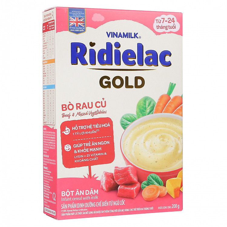 Bộ 2 Bột Ăn Dặm Vinamilk Vị Bò Uy tín Giá tốt - Hình ảnh 2