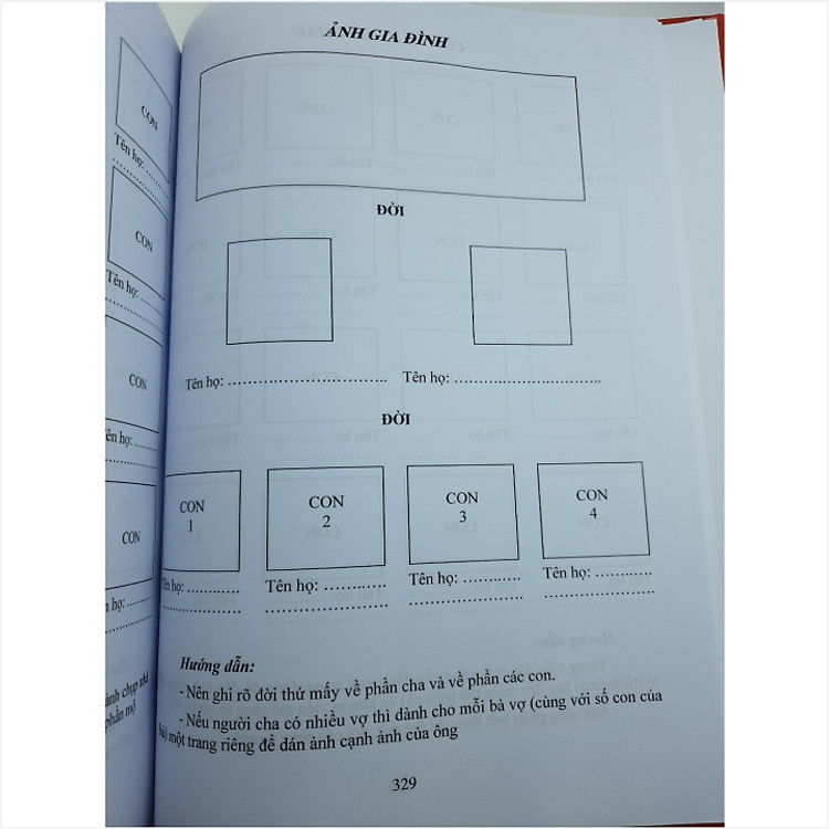 Sổ Tay Ghi Chép Gia Phả Dòng Tộc - Phong Tục Thờ Cúng Tổ Tiên Của Người Việt - Ảnh 4