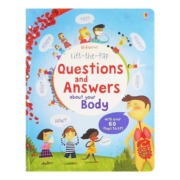 Tương Tác Tiếng Anh – Usborne Lift-the-flap Questions and Answers about Your Body