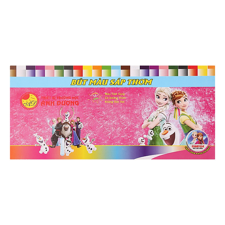 Bút Sáp Màu Thơm Ánh Dương AD077-2 - 18 Màu