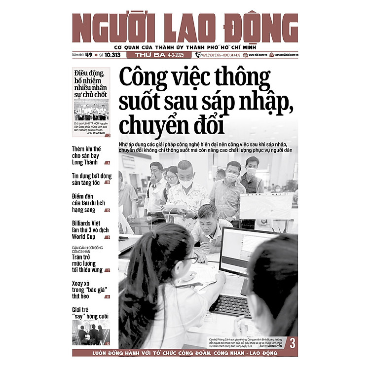 Nhật báo Người Lao Động từ ngày 03-03-2025 đến 09-03-2025 - Ảnh 2