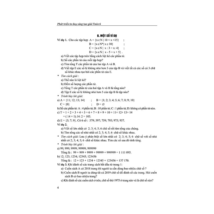 Phát Triển Tư Duy Sáng Tạo Giải Toán 6 - Tập 1 - Ảnh 6