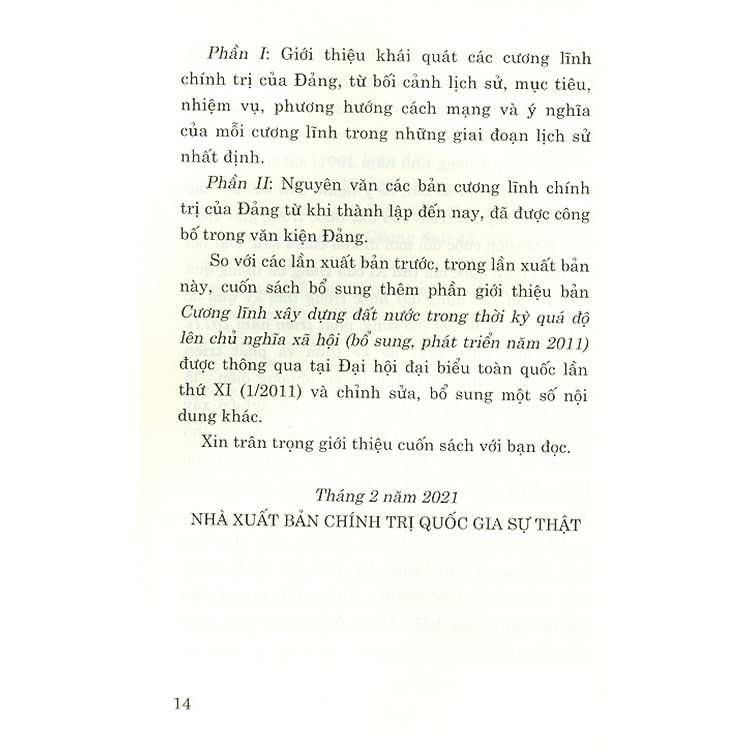 Các Cương Lĩnh Cách Mạng Của Đảng Cộng Sản Việt Nam (Tái bản, có chỉnh sửa, bổ sung) - Ảnh 3