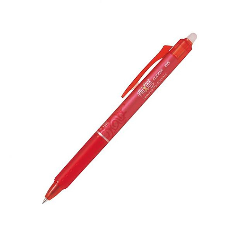 Bút Bi Bấm Xóa Được 0.5mm Pilot Frixion Clicker – Mực Đỏ
