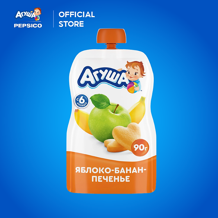 Mua Trái cây nghiền táo, chuối Agusha 90g Chính hãng Ưu đãi