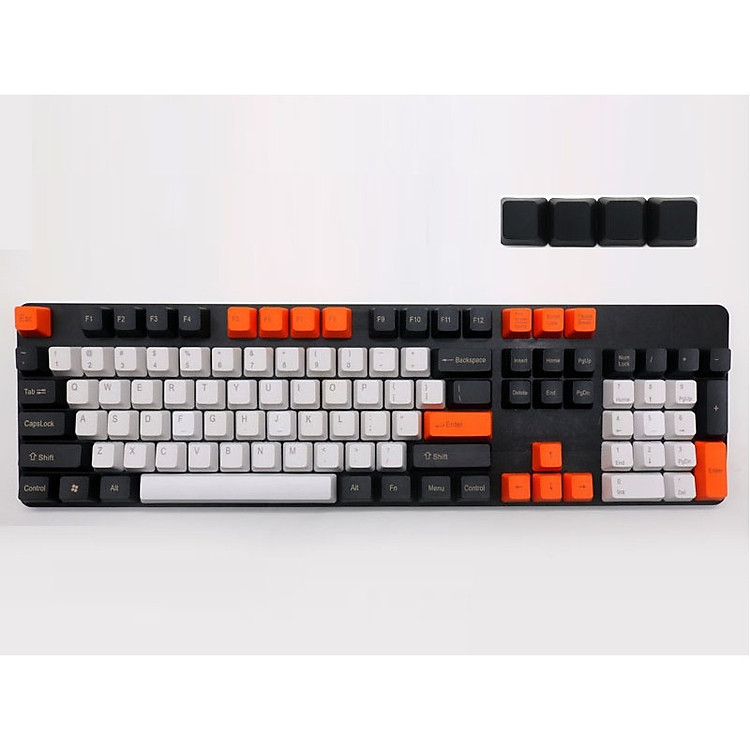 Keycap (mũ phím) thay thế cho bàn phím cơ 108 phím PBT104 - Hàng Nhập Khẩu