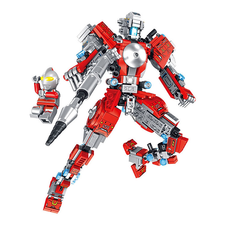 Đồ Chơi Lắp Ráp Robot Siêu Nhân 12 trong 1 Chính hãng Giá tốt - Hình ảnh 4