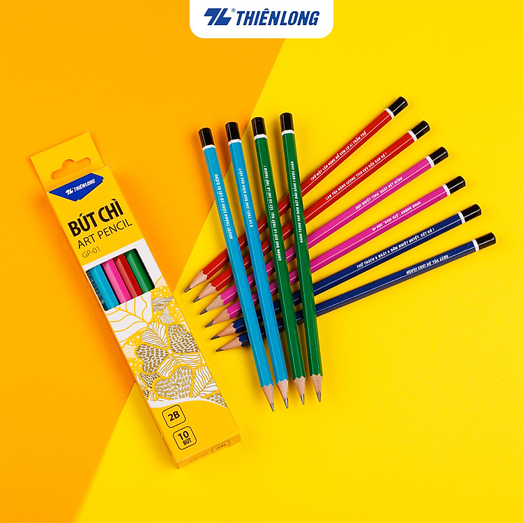 Bộ Bút Chì Gỗ Thiên Long GP-01 (5 chiếc)