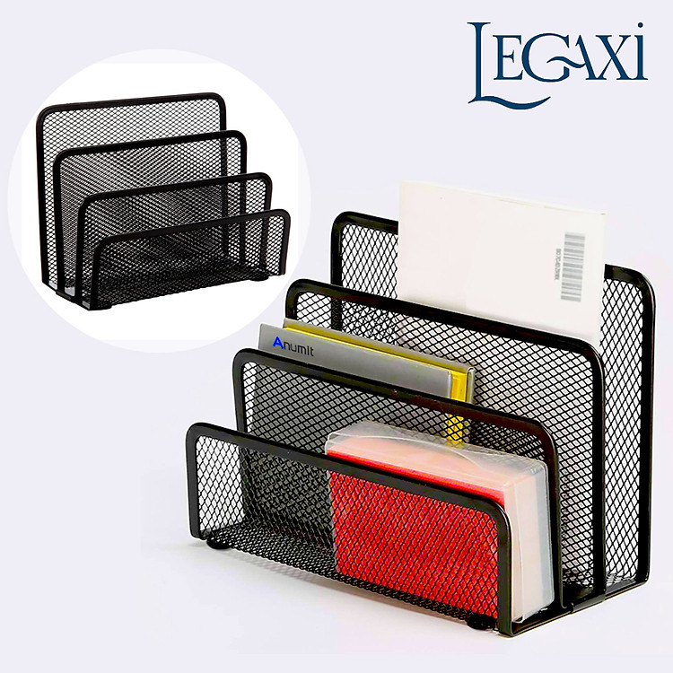 Khay Kệ Đựng Tài Liệu Để Bàn 3 Ngăn Legaxi