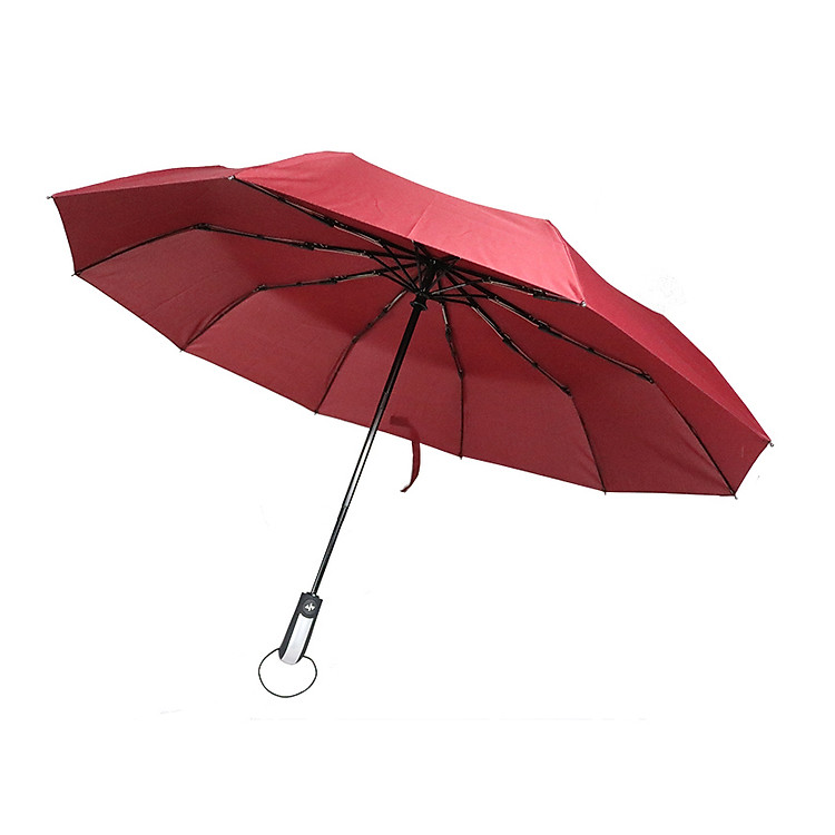 Ô Gập 3 Tự Động 2 Chiều Chống Tia UV Cao Cấp Hoàng Long - Đỏ