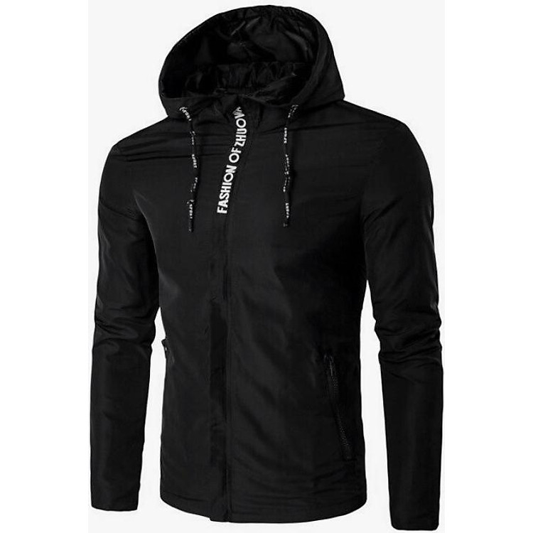 Áo Khoác Dù Nam Đen 2 Lớp Chống Tia UV Cao Cấp - KM07