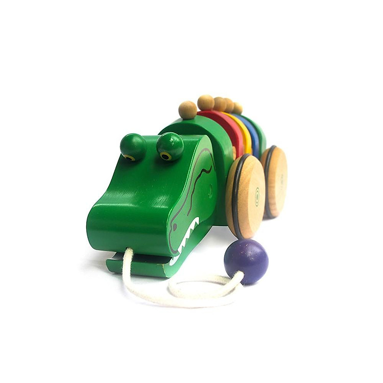 Mua Đồ chơi gỗ hình con Cá sấu Winwintoys Chính hãng Ưu đãi - Hình ảnh 5