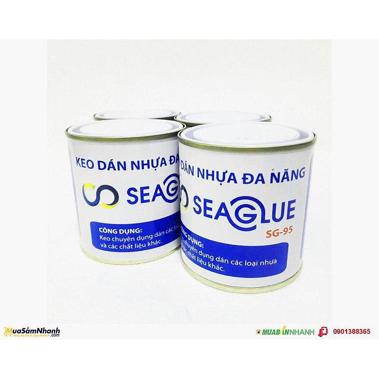 Keo dán nhựa vá nhựa, chống thấm siêu dính Seaglue SG-95 300ml