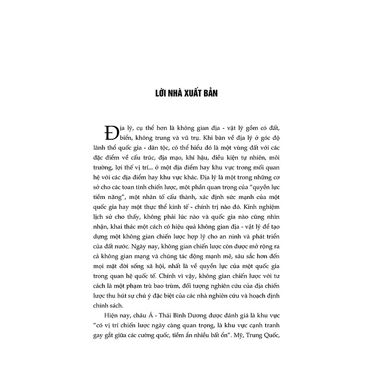 Địa Chiến Lược Việt Nam Tầm Nhìn 2030 Những Vấn Đề Lý Luận, Thực Tiễn Và Thích Ứng Chính Sách - Ảnh 3