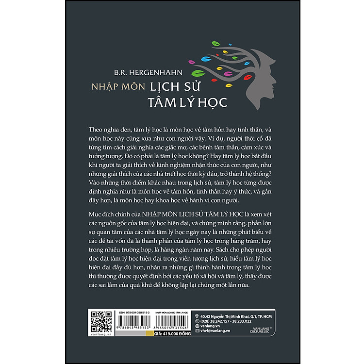 Nhập Môn Lịch Sử Tâm Lý Học - Ảnh 2