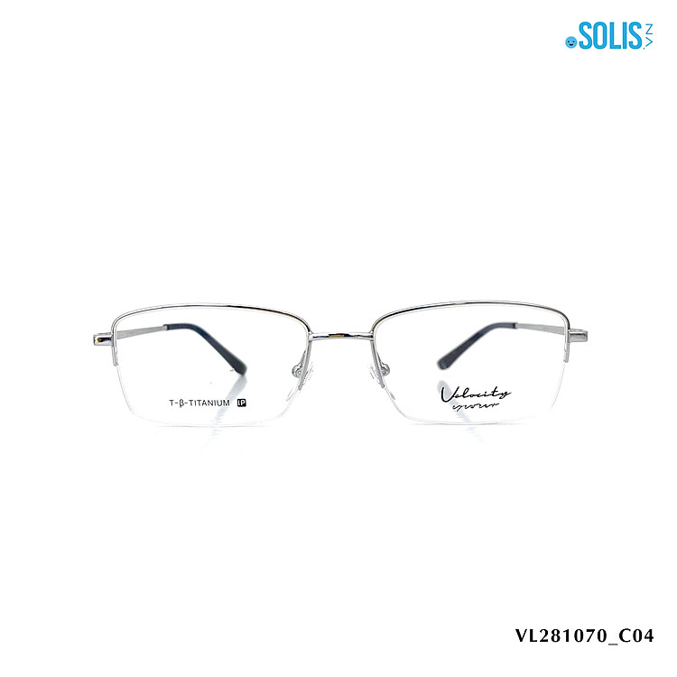 Gọng kính kim loại hiệu Velocity VL281070 KÍCH THƯỚC 54-18-145