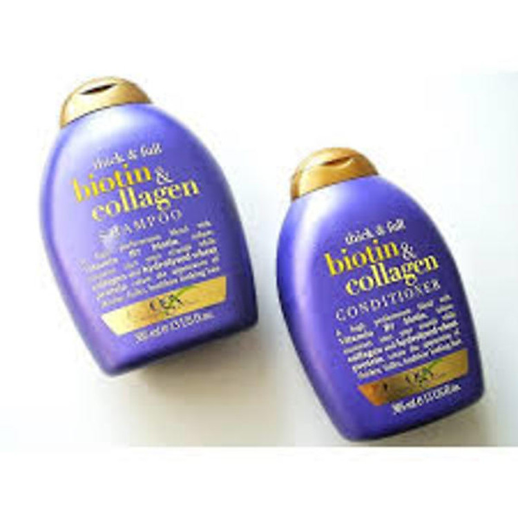 Bộ Dầu Xả Và Dầu Gội Ogx Biotin & Collagen 385ml