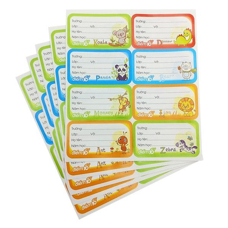 Nhãn Vở Thiên Long TP-NBl03 (40 chiếc)